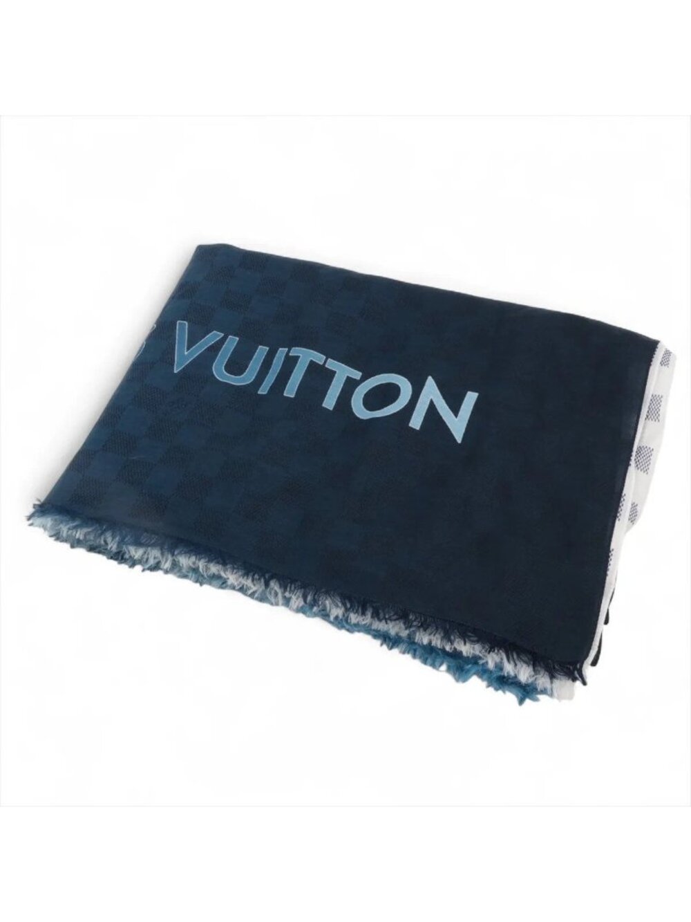 Louis Vuitton Etole Damier Gradient Silk Scarf Shawl